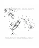 CHASSIS, CLUTCH GUARD AND REPOSE PIEDS