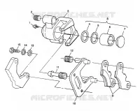 FRONT FREIN Magnum 2X4 W98AA42A (4945524552B004)