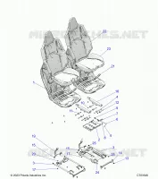 SIEGE ASM. AND SLIDER, FRONT