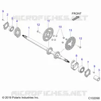 SYSTÃˆME DE TRANSMISSION, REAR AXLE