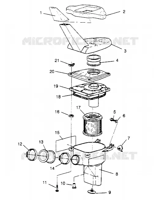 BOITE A AIR Sport 400L W948540 (4927232723A014)