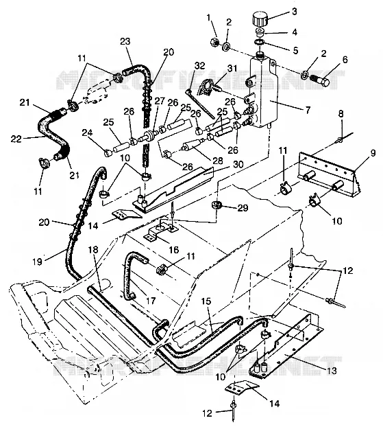 SYSTÈME DE REFROIDISSEMENT 440 XCR 0941760 (4925182518014A)