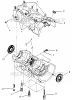 CARTERS MOTEUR 440 XCR SP 0961760 (4931583158C007)