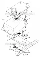 CARBURANT TANK Trail Boss W968527 (4935883588A011)