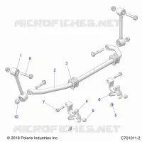 SUSPENSION, FRONT BARRE STABILISATRICE- Z22N4E99NK (C701011-2)