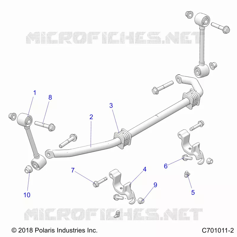 SUSPENSION, FRONT BARRE STABILISATRICE- Z22N4E99NK (C701011-2)
