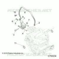 DRIVE TRAIN, MAIN SUPPORT PONT
