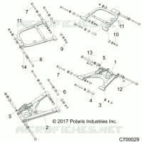SUSPENSION ARRIERE CONTROL ARMS