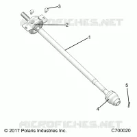 DRIVE TRAIN, ARBRE DE TRANSMISSION AVANT