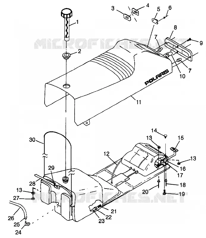 SIEGE ET RESERVOIR ULTRA 0986778 (4943554355A007)