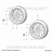 ROUE AVANT AND REAR