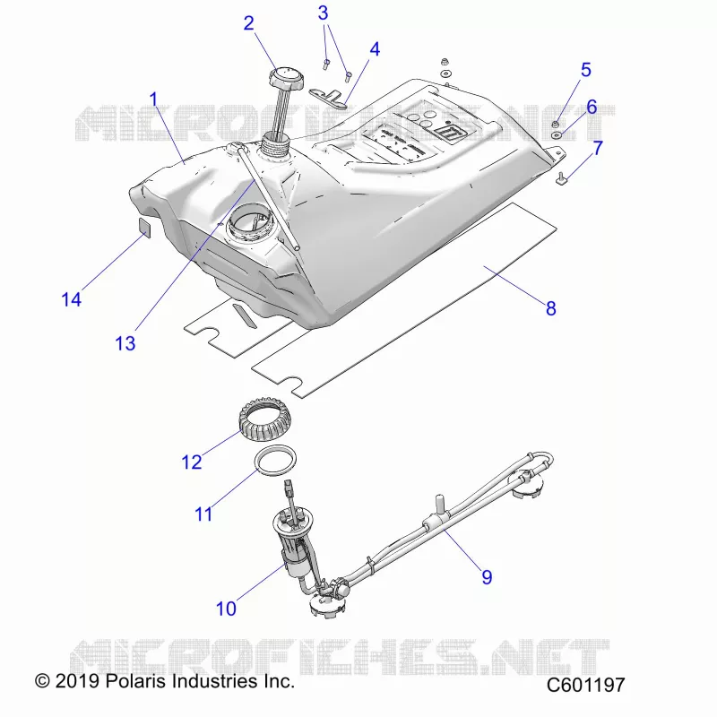 SYSTÃˆME D'ALIMENTATION, FUEL TANK ASM.