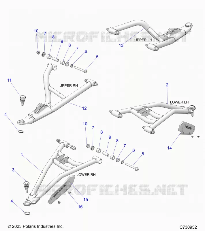 SUSPENSION AVANT CONTROL ARMS