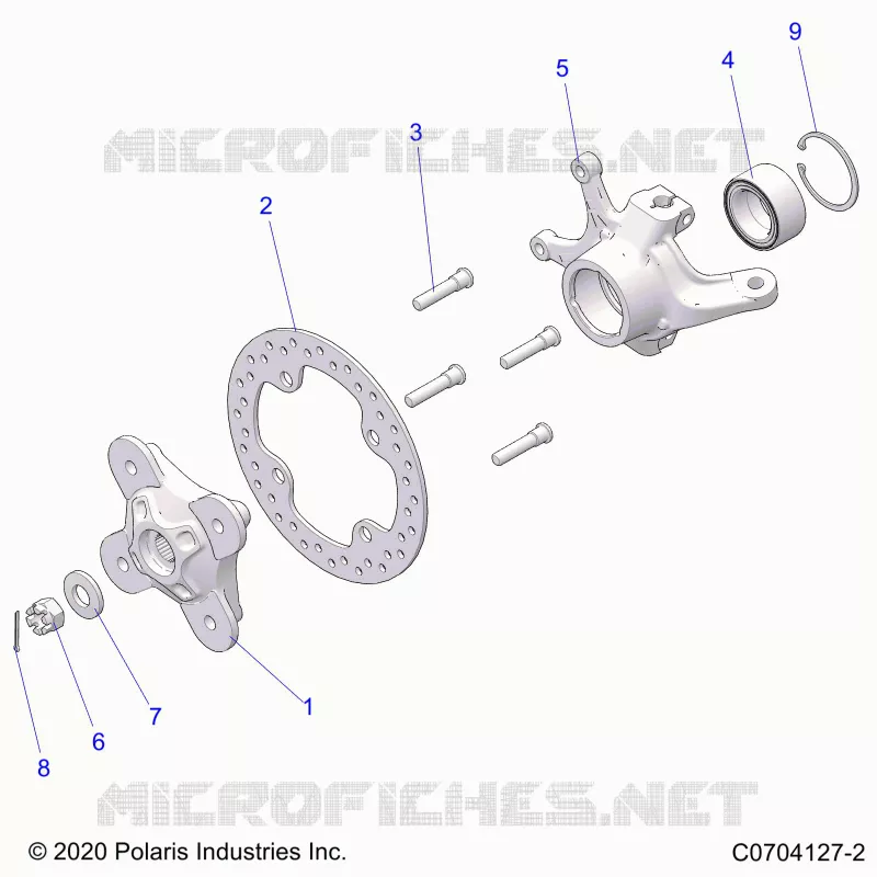SUSPENSION AVANT CARRIER- Z21N4M99AG (C0704127-2)