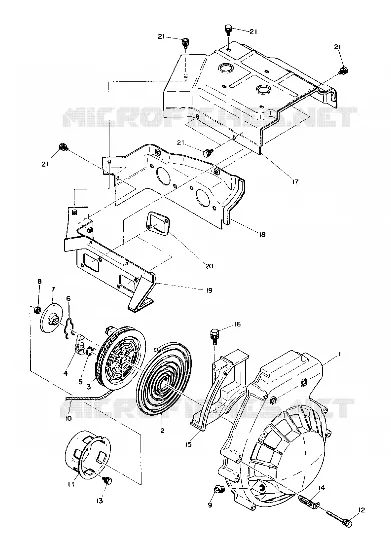 LANCEUR AND BLOWER HOUSING (4909550955019A)