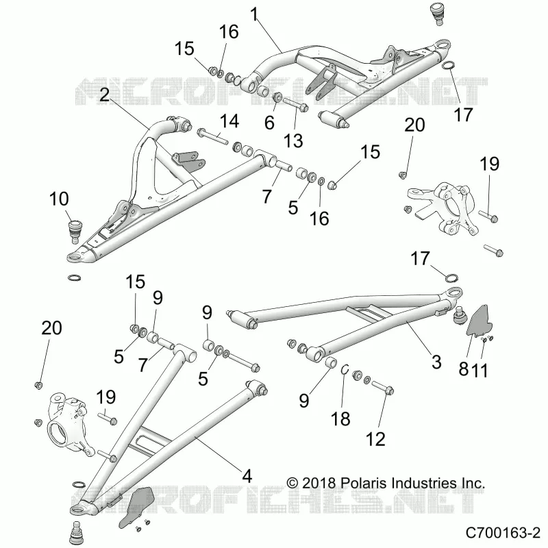 SUSPENSION AVANT CONTROL ARMS