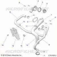 REFROIDISSEMENT, THERMOSTAT AND BYPASS