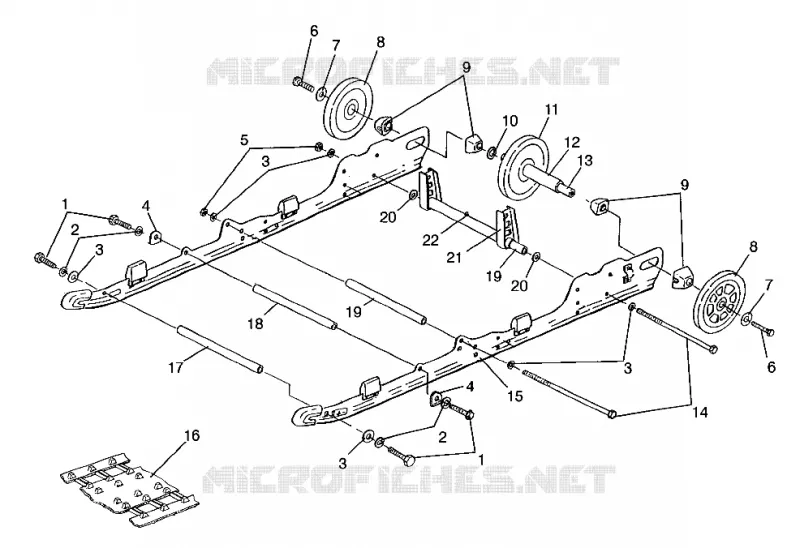 SUSPENSION 500 INDY 0982764(A)(B) AND EUROPEAN 500 INDY E982764A (4942104210B007)