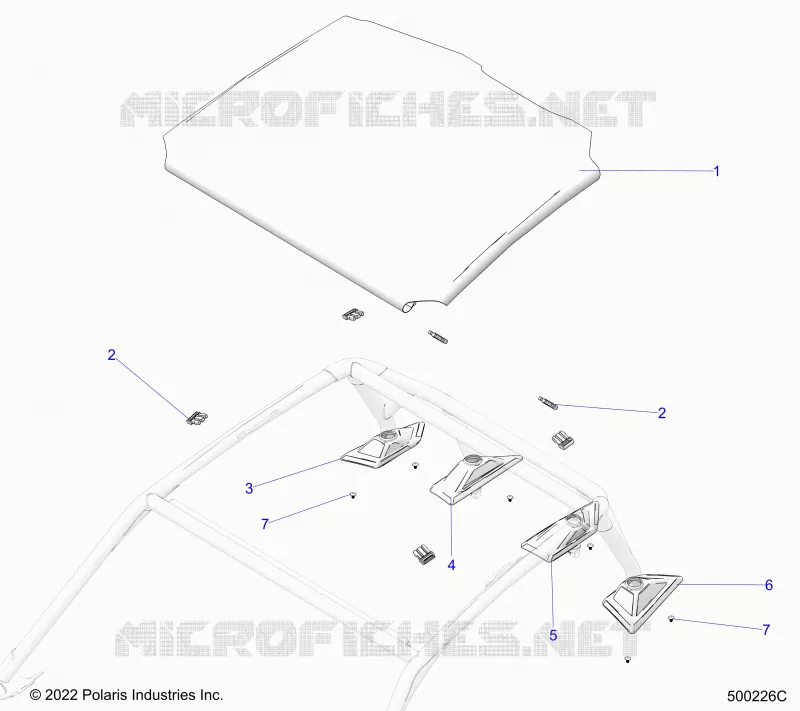 BODY, COVERS, EXCURSION TOP