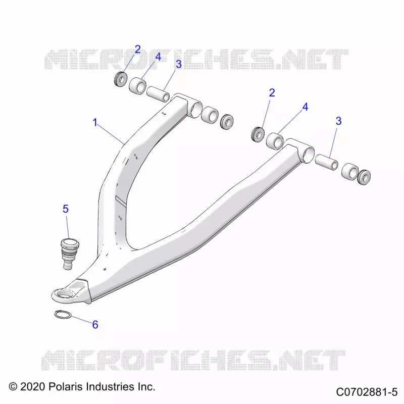 SUSPENSION AVANT CONTROL ARMS UPPERS