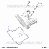 ENGINE, COUVERCLE SOUPAPE