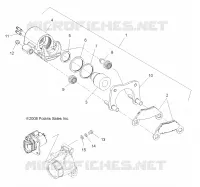 BRAKES, ETRIER DE FREIN ARRIERE