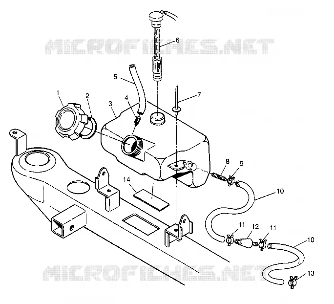 RESERVOIR D'HUILE ASSEMBLY Sport 400L W948540 (4927232723A012)