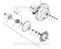 EMBRAYAGE DE TRANSMISSION ASSEMBLY 2X4 400L W947540 (4926752675B011)