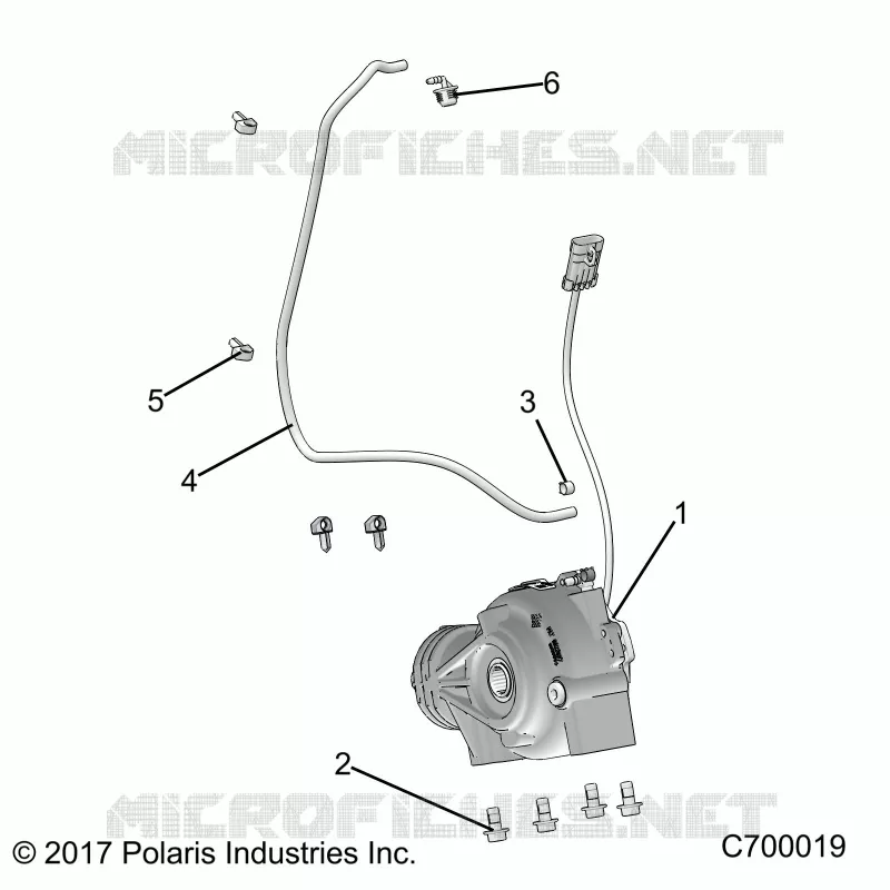 DRIVE TRAIN, FRONT SUPPORT PONT
