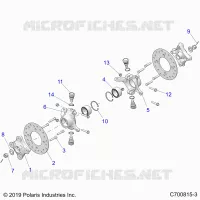 SUSPENSION AVANT HUB
