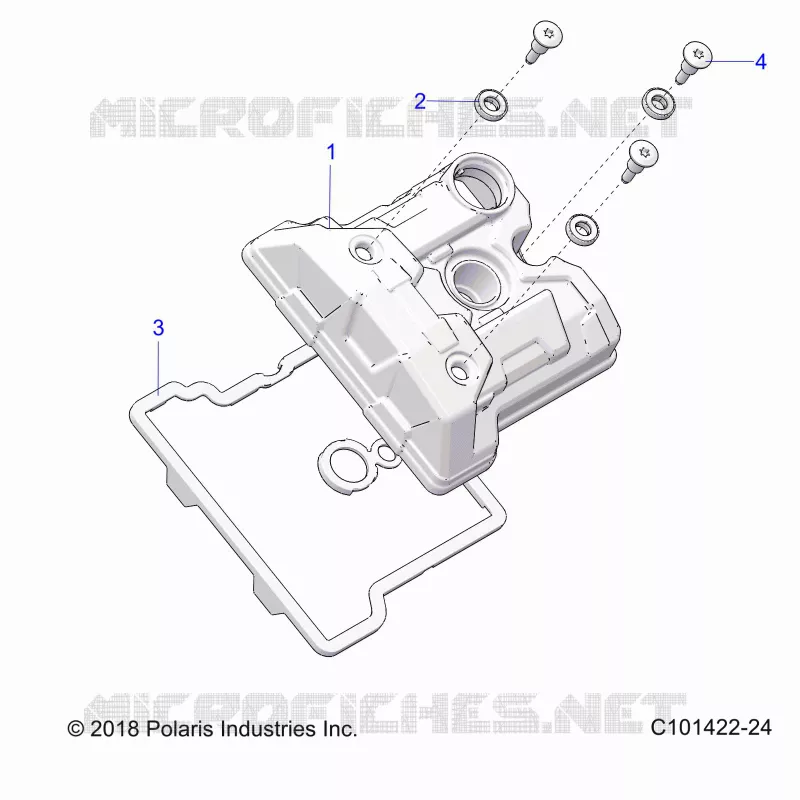 ENGINE, COUVERCLE SOUPAPE