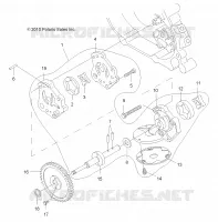 MOTEUR, OIL SYSTEM and POMPE A HUILE