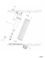 SUSPENSION, AMORTISSEUR AVANT MOUNTING