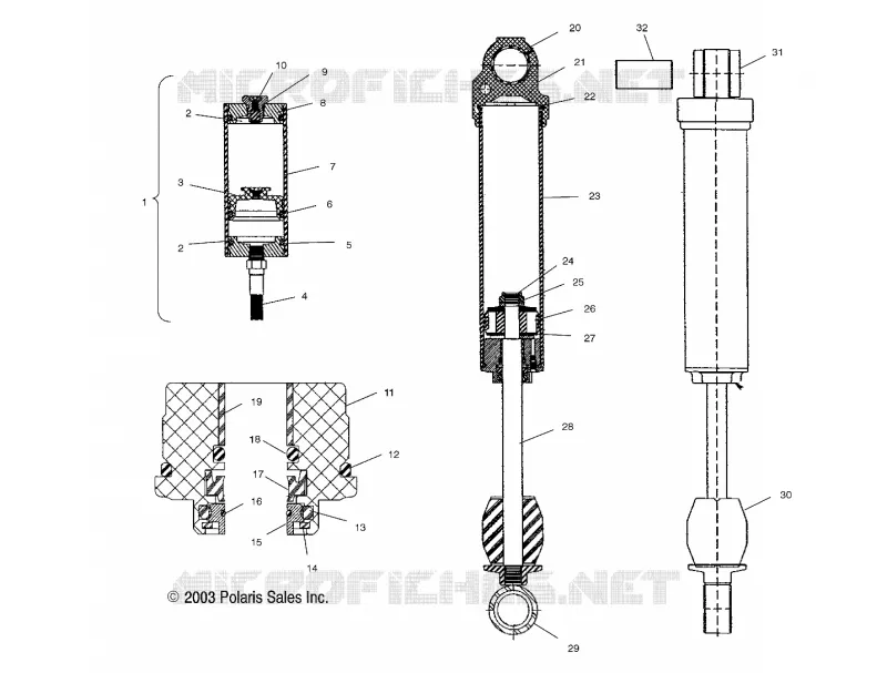 AMORTISSEUR (REAR TRACK)(M-10 ACE)