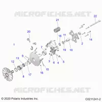 SYSTÃˆME DE TRANSMISSION, PRIMARY CLUTCH