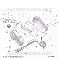 SYSTÃˆME DE TRANSMISSION, CLUTCH COVER AND DUCTING