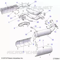ENGINE, ECHAPPEMENT