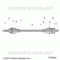 SYSTEME DE TRANSMISSION, FRONT HALF SHAFT