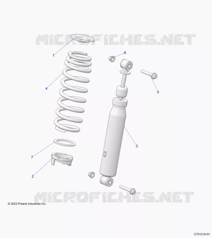 SUSPENSION, AMORTISSEUR AVANT MOUNTING