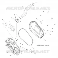 SYSTÈME DE TRANSMISSION, COUVERCLE D'EMBRAYAGE AND DUCTING