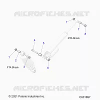 SUSPENSION, SUPPORT AMORTISSEUR , REAR SUSP.