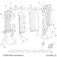 CARROSSERIE ARRIERE CLOSEOFF, SIDE PANELS