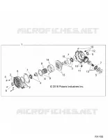 SYSTEME DE TRANSMISSION, FRONT GEARCASE INTERNALS (TO 11/1/16)