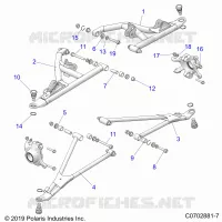 SUSPENSION AVANT CONTROL ARMS