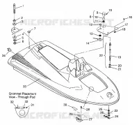 CONDUIT D'ADMISSION ASSEMBLY SL 750 B954070 (4930523052A006)