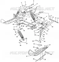 SUSPENSION AVANT AND SKI XLT SP 0976676 (4937753775B002)