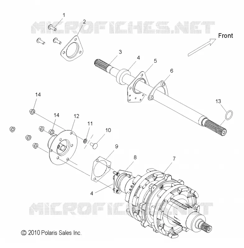 SYSTÈME DE TRANSMISSION, JACKSHAFT AND ARBRE DE TRANSMISSION