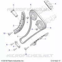 CHAINE DE DISTRIBUTION AND SPROCKET