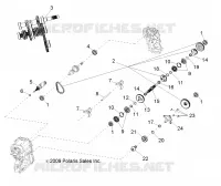 SYSTÈME DE TRANSMISSION, PONT PRINCIPAL OUTPUT SHAFT