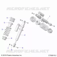 SUSPENSION, AMORTISSEUR AVANT MOUNTING